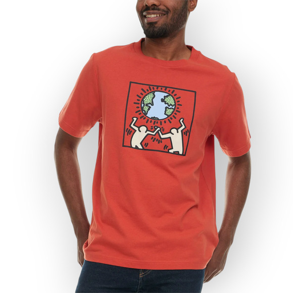 NEW XXL Keith Haring EARTH DAY T-Shirt World Peace For All - Picture 5 of 9